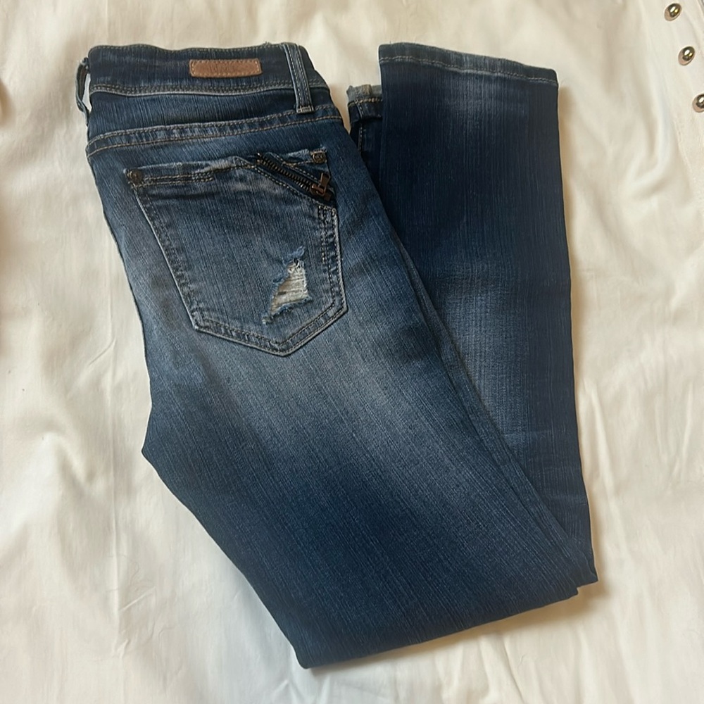 Buckle black jeans